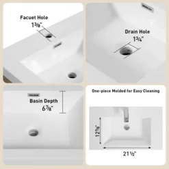 Christopher Knight Home Marshall Wall-Mounted White Bathroom Vanity With Stone Resin Sink And Two Drawers 7 Christopher Knight Home Marshall Wall-Mounted White Bathroom Vanity With Stone Resin Sink And Two Drawers -Living Furniture GUEST c3f59ce4 9f8b 4a28 97f4 b827a76caeb6