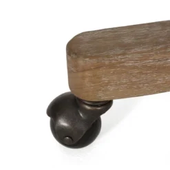 Sandine Rustic Upholstered Swivel Office Chair - Christopher Knight Home -Living Furniture GUEST c5504d67 4338 438d a8c7 7a3494560b36