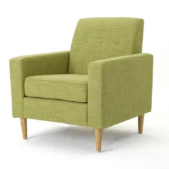 Sawyer Mid Century Modern Club Chair - Christopher Knight Home -Living Furniture GUEST c61b14c4 be5f 455f acbf e8518970341f