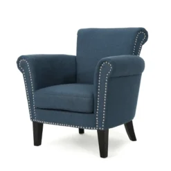 Brice Vintage Studded Club Chair - Christopher Knight Home -Living Furniture GUEST c6ae082a 35b4 4966 bd25 15f0d8d1ffd3
