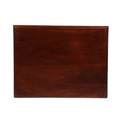 Pocatello Handcrafted Boho Mango Wood Nightstand Walnut - Christopher Knight Home 5 Pocatello Handcrafted Boho Mango Wood Nightstand Walnut - Christopher Knight Home - Image 5