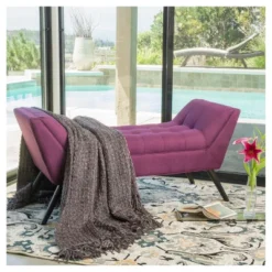 Demi Tufted Bench - Christopher Knight Home -Living Furniture GUEST c6f95009 b924 4197 9503 4517c3fe66d6