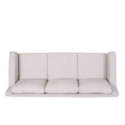 Arrastra Contemporary Fabric 3 Seater Sofa With Skirt - Christopher Knight Home -Living Furniture GUEST c707752f 6cfb 409b 82b2 6a0465fb667f