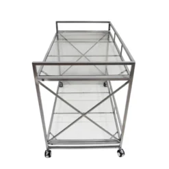 Ignatius Industrial Modern Bar Cart Silver - Christopher Knight Home 9 Ignatius Industrial Modern Bar Cart Silver - Christopher Knight Home -Living Furniture GUEST c74d1628 58c4 46a8 bc14 f1c0f418aae9