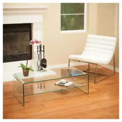 Ramona Long Coffee Table Glass With Shelf - Christopher Knight Home: Sleek Rectangle Design For Family Room 5 Ramona Long Coffee Table Glass With Shelf - Christopher Knight Home: Sleek Rectangle Design For Family Room -Living Furniture GUEST c7d69bf1 79cc 4729 be16 1e2fa965574f