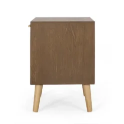 Hulett Contemporary End Table With Storage Walnut/Natural/Antique Gold - Christopher Knight Home 13 Hulett Contemporary End Table With Storage Walnut/Natural/Antique Gold - Christopher Knight Home -Living Furniture GUEST c7dfc74b 904e 484c 9725 9c487cb65f0b