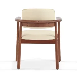 Christopher Knight Home Contemporary Jessica Rubberwood Faux Leather Upholstered Dining Chairs (Set Of 2) -Living Furniture GUEST c8201cec 3cc1 499e b1b7 5af605d80b02