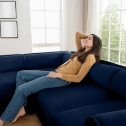 Christopher Knight Home Morley Modern 6-Seats Chenille Upholstered Storage L-Shape Sectional Sofa With Ottoman -Living Furniture GUEST c82b0771 3100 4f5c 9315 104ee8fbe5ab