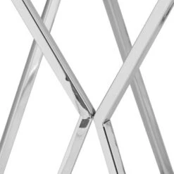 Cowger Rustic Glam Handcrafted Mango Wood Side Table Walnut/Polished Nickel - Christopher Knight Home -Living Furniture GUEST ca4d2537 db5c 4a53 8287 1517815841d3