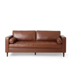 Malinta Contemporary Tufted 3 Seater Sofa - Christopher Knight Home -Living Furniture GUEST cb6dfe44 ab4f 462e 84c3 d7d77cc810fa