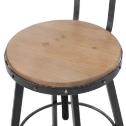 Fenix Wooden Barstool Antique - Christopher Knight Home -Living Furniture GUEST cb9fa923 efd3 48d6 9739 8ae1b6b07ba6