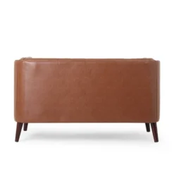 Holasek Contemporary Upholstered Tufted Loveseat - Christopher Knight Home -Living Furniture GUEST cbd31ef0 30ff 4277 8958 67b5dfb3e3f0