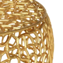 Christopher Knight Home Cortlandt Modern Handcrafted Aluminum Mesh Coffee Table Gold: Chic Pedestal Base, No Assembly Required 10 Christopher Knight Home Cortlandt Modern Handcrafted Aluminum Mesh Coffee Table Gold: Chic Pedestal Base, No Assembly Required -Living Furniture GUEST cbed4947 e503 4f79 a177 31a15f3daf0c