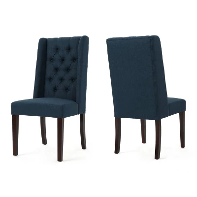 Set Of 2 Blythe Tufted Dining Chairs - Christopher Knight Home 9 Set Of 2 Blythe Tufted Dining Chairs - Christopher Knight Home - Image 9