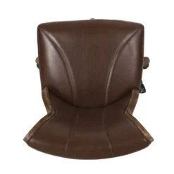 Coulee Contemporary Upholstered Roll Back Swivel Office Chair Dark Brown/Natural - Christopher Knight Home 17 Coulee Contemporary Upholstered Roll Back Swivel Office Chair Dark Brown/Natural - Christopher Knight Home -Living Furniture GUEST cde464c5 a7c1 4286 b7d3 7ef3ea6e959c