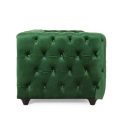 Sagewood Contemporary Velvet Tufted 3 Seater Sofa Emerald/Espresso - Christopher Knight Home 11 Sagewood Contemporary Velvet Tufted 3 Seater Sofa Emerald/Espresso - Christopher Knight Home -Living Furniture GUEST ce42c262 7ce1 463c 9e78 a440d77169a5