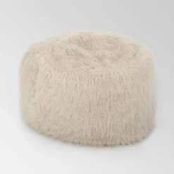 Lachlan Furry Bean Bag - Christopher Knight Home -Living Furniture GUEST cf0c39fe 30da 4fa2 a056 c68fc0b2e1d7