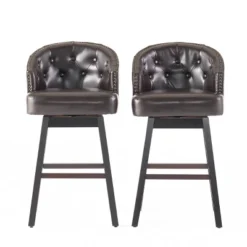 Set Of 2 30.5" Ogden Barstool Brown - Christopher Knight Home 13 Set Of 2 30.5" Ogden Barstool Brown - Christopher Knight Home -Living Furniture GUEST cf8618db 98f3 4d81 8bd5 aa9c2de9fc48