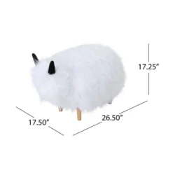 Levi Furry Yak Ottoman - Christopher Knight Home 13 Levi Furry Yak Ottoman - Christopher Knight Home -Living Furniture GUEST cff58445 f91a 4324 a773 dc3d611540a2