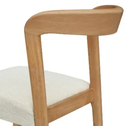 Christopher Knight Home Sonore Contemporary Rubberwood Upholstered Dining Chairs With Curved Open Back (Set Of 2) -Living Furniture GUEST d058b371 3773 4147 9c4a eb1c94630e3d