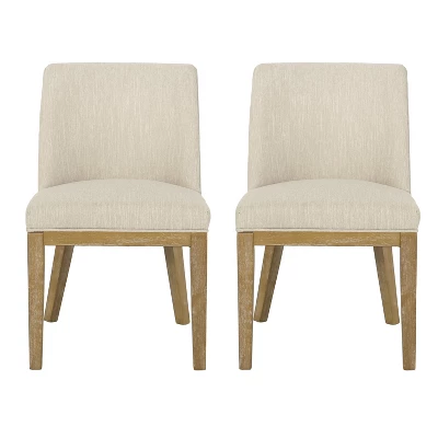 Christopher Knight Home Camas Contemporary Upholstered Wood Dining Chairs (Set Of 2) 7 Christopher Knight Home Camas Contemporary Upholstered Wood Dining Chairs (Set Of 2) - Image 7