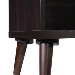 77.32" Elouera Mid Century Bookcase Walnut - Christopher Knight Home -Living Furniture GUEST d288fddd b709 4e51 94e0 b755fbdb322b