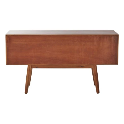 Edlyn Mid Century Bar Cabinet Light Oak - Christopher Knight Home 5 Edlyn Mid Century Bar Cabinet Light Oak - Christopher Knight Home - Image 5