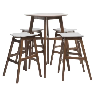 5pc Emmaline 42" Dining Set - Christopher Knight Home 4 5pc Emmaline 42" Dining Set - Christopher Knight Home - Image 4