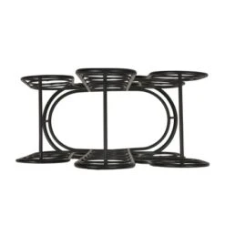 Ferrat Modern Industrial 13 Bottle Tabletop Cactus Wine Rack Black - Christopher Knight Home -Living Furniture GUEST d468f08a 381b 4138 bd5d 49318391c3f1
