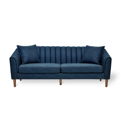 Ansonia Contemporary Fabric 3 Seater Sofa - Christopher Knight Home 9 Ansonia Contemporary Fabric 3 Seater Sofa - Christopher Knight Home - Image 9