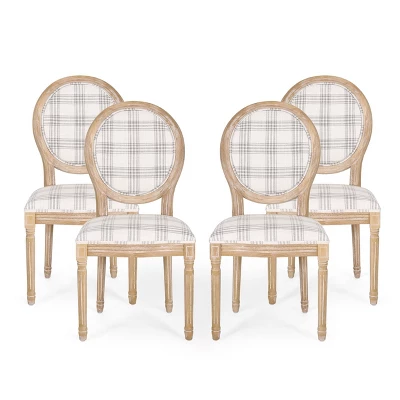 Set Of 4 Phinnaeus French Country Fabric Dining Chairs - Christopher Knight Home 14 Set Of 4 Phinnaeus French Country Fabric Dining Chairs - Christopher Knight Home - Image 14