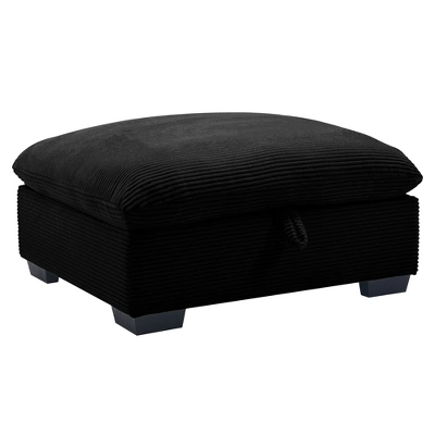 Christopher Knight Home Nelly 36.6" Corduroy Storage Ottoman Footrest 9 Christopher Knight Home Nelly 36.6" Corduroy Storage Ottoman Footrest - Image 9