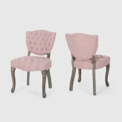 Set Of 2 Crosswind Tufted Dining Chair - Christopher Knight Home -Living Furniture GUEST d6ee4fa3 14e7 4a71 aa3d c4c559f71c53
