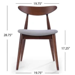 Set Of 2 Barron Dining Chair Light Gray - Christopher Knight Home -Living Furniture GUEST d770530d be8d 42ab b195 16144c56a553