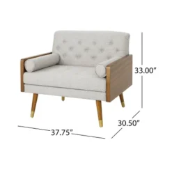 Frankie Mid Century Modern Club Chair - Christopher Knight Home -Living Furniture GUEST d7d46bc1 c928 4cd1 9803 e5218aba8336