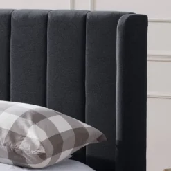 Queen Antoinette Traditional Upholstered Bed - Christopher Knight Home 9 Queen Antoinette Traditional Upholstered Bed - Christopher Knight Home -Living Furniture GUEST d8128750 e4ed 4590 b65b 34c887c693b1