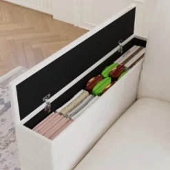 Christopher Knight Home Bruno Convertible Chenille 97'' Corner L-Sectional Sofa With Armrest Storage 10 Christopher Knight Home Bruno Convertible Chenille 97'' Corner L-Sectional Sofa With Armrest Storage -Living Furniture GUEST d8137801 4127 493d bb69 3e8170e2a76c