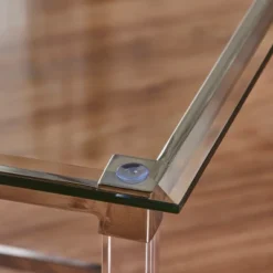 Orianna Square Side Table Clear - Christopher Knight Home -Living Furniture GUEST d84e50d5 f629 4ed7 bcb4 28d01ac858e3