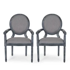 Set Of 2 Judith French Country Wood Upholstered Dining Chairs - Christopher Knight Home 28 Set Of 2 Judith French Country Wood Upholstered Dining Chairs - Christopher Knight Home -Living Furniture GUEST d88a5f21 1773 4085 bf32 5cd144aa5bc8