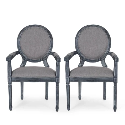 Set Of 2 Judith French Country Wood Upholstered Dining Chairs - Christopher Knight Home 14 Set Of 2 Judith French Country Wood Upholstered Dining Chairs - Christopher Knight Home - Image 14
