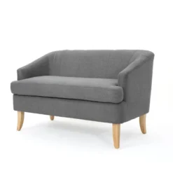 Sheena Mid Century Modern Loveseat - Christopher Knight Home -Living Furniture GUEST d922e10e 3103 437d 8d5f 4843c66c6a8e