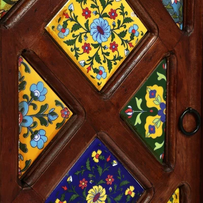 Pocatello Handcrafted Boho Mango Wood Nightstand Walnut - Christopher Knight Home 8 Pocatello Handcrafted Boho Mango Wood Nightstand Walnut - Christopher Knight Home - Image 8