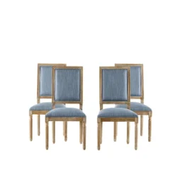 Christopher Knight Home Carina French Country Rubberwood Upholstered Dining Chair (Set Of 4) 21 Christopher Knight Home Carina French Country Rubberwood Upholstered Dining Chair (Set Of 4) -Living Furniture GUEST db71a5a9 70d3 4322 9f67 fae52c6106d7