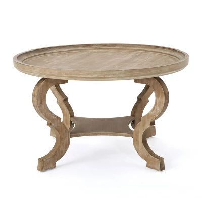 Althea Circular Coffee Table - Christopher Knight Home 5 Althea Circular Coffee Table - Christopher Knight Home - Image 5