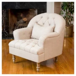 Anastasia Tufted Chair - Christopher Knight Home -Living Furniture GUEST dcf26a5d 3d95 4f63 82f9 1d05cadd1c5d