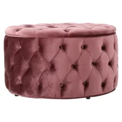 Zelfa New Velvet Ottoman - Christopher Knight Home -Living Furniture GUEST dd4a95d0 83f1 4ac4 9d39 225e6646a504