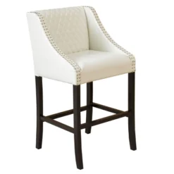 28" Milano Quilted Bonded Leather Barstool - Christopher Knight Home -Living Furniture GUEST dde150f5 e20a 42f0 9375 dafa8cfcad6c