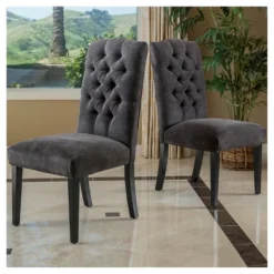 Set Of 2 Crown Top Dining Chairs - Christopher Knight Home -Living Furniture GUEST de0139e0 9add 4a6b aa44 875e5a9aab3b