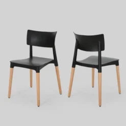 Set Of 2 Margaretta Modern Dining Chairs - Christopher Knight Home -Living Furniture GUEST de33ad52 6db2 4bf4 b811 cd27baa46658
