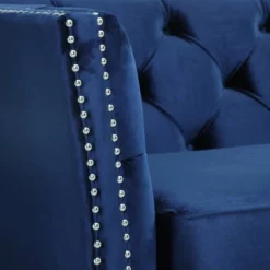 Chatwin Contemporary Tufted Velvet Sofa Dark Blue - Christopher Knight Home 6 Chatwin Contemporary Tufted Velvet Sofa Dark Blue - Christopher Knight Home -Living Furniture GUEST de6c85eb 2d6d 4f21 860d bf699e4164d6